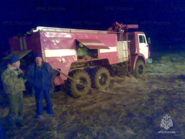 Пожар в Усольском районе