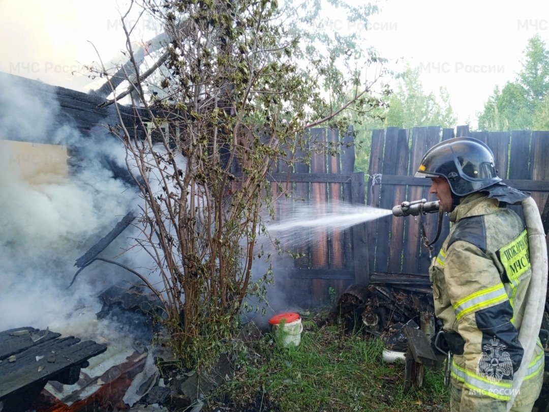 Пожар в Усольском районе