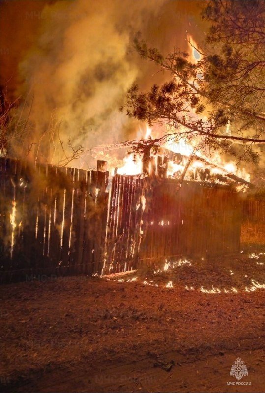 Пожар в Усольском районе